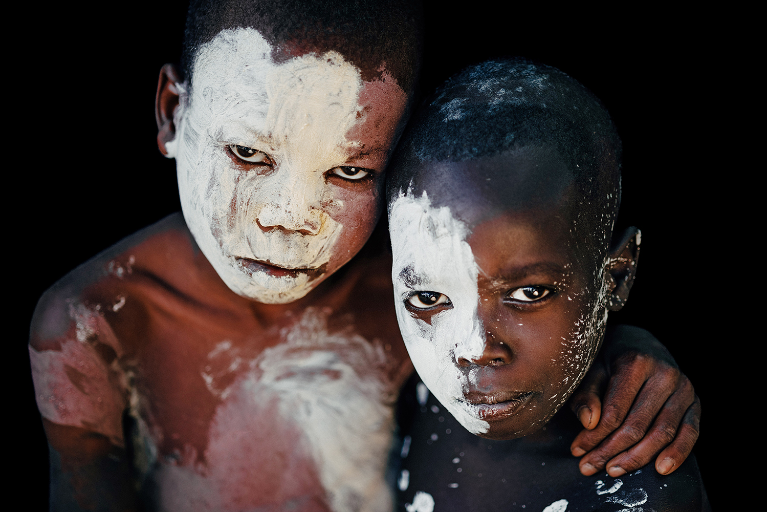 Andrew Eldon Suri Boys Omo Valey Ethiopia 2023 Courtesy of Blue Lotus Gallery - Tribe Blue Lotus |  - 'TRIBE' at Blue Lotus Gallery Hong Kong