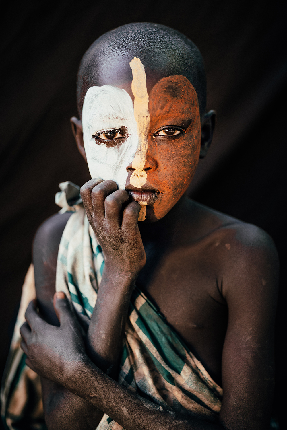 Andrew Eldon Young Suri Boy Omo Valey Ethiopia 2023 Courtesy of Blue Lotus Gallery - Tribe Blue Lotus |  - 'TRIBE' at Blue Lotus Gallery Hong Kong