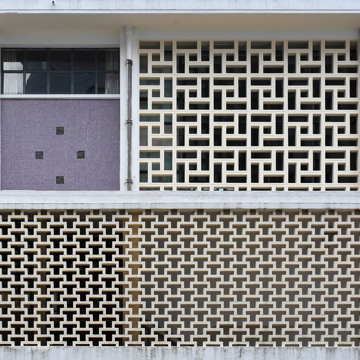 Walter Koditek Chung Chi College Chapel P372 Hong Kong courtesy of Blue Lotus Gallery - Walter Koditek |  - Hong Kong Modern Architecture of the 1950-70s by Walter Koditek