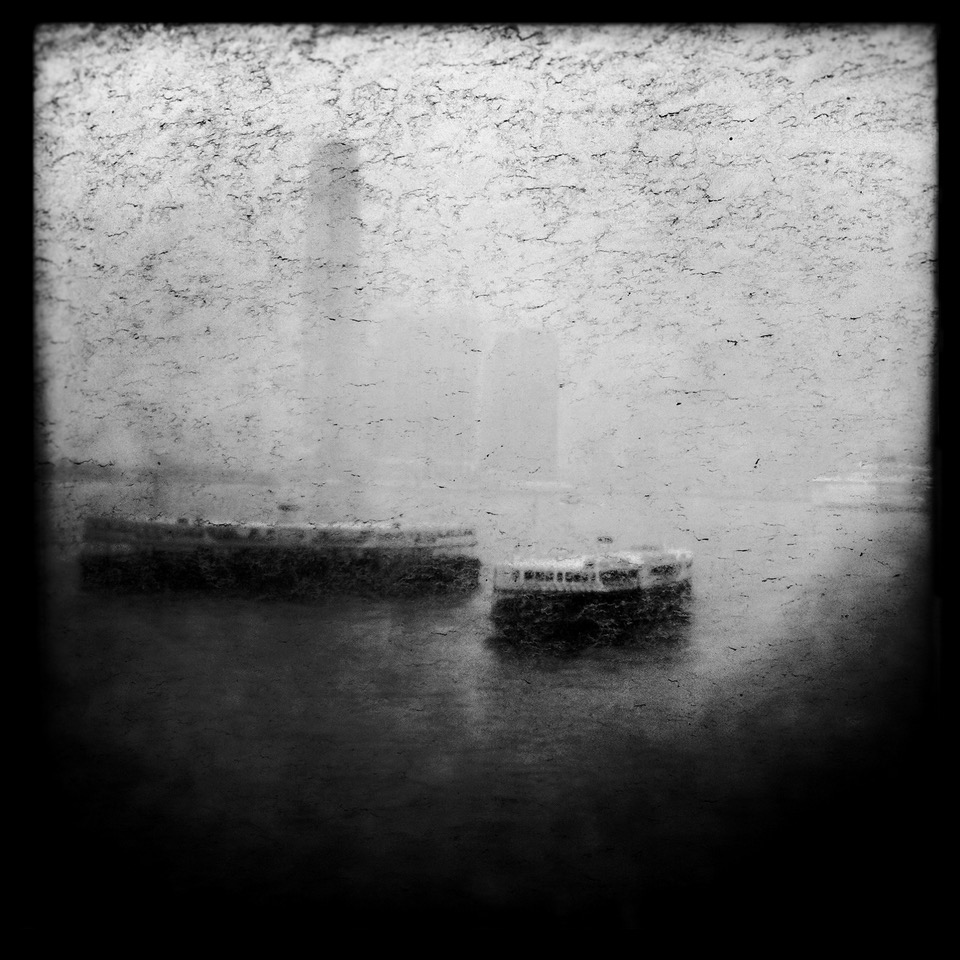 Palani Mohan The Star Ferry seen through a salt crusted window after a storm in Victoria Harbour P15 Hong Kong 2012 Courtesy of Blue Lotus Gallery - Watch with Wonder Exhibition 23 |  - Exhibition Highlight: \