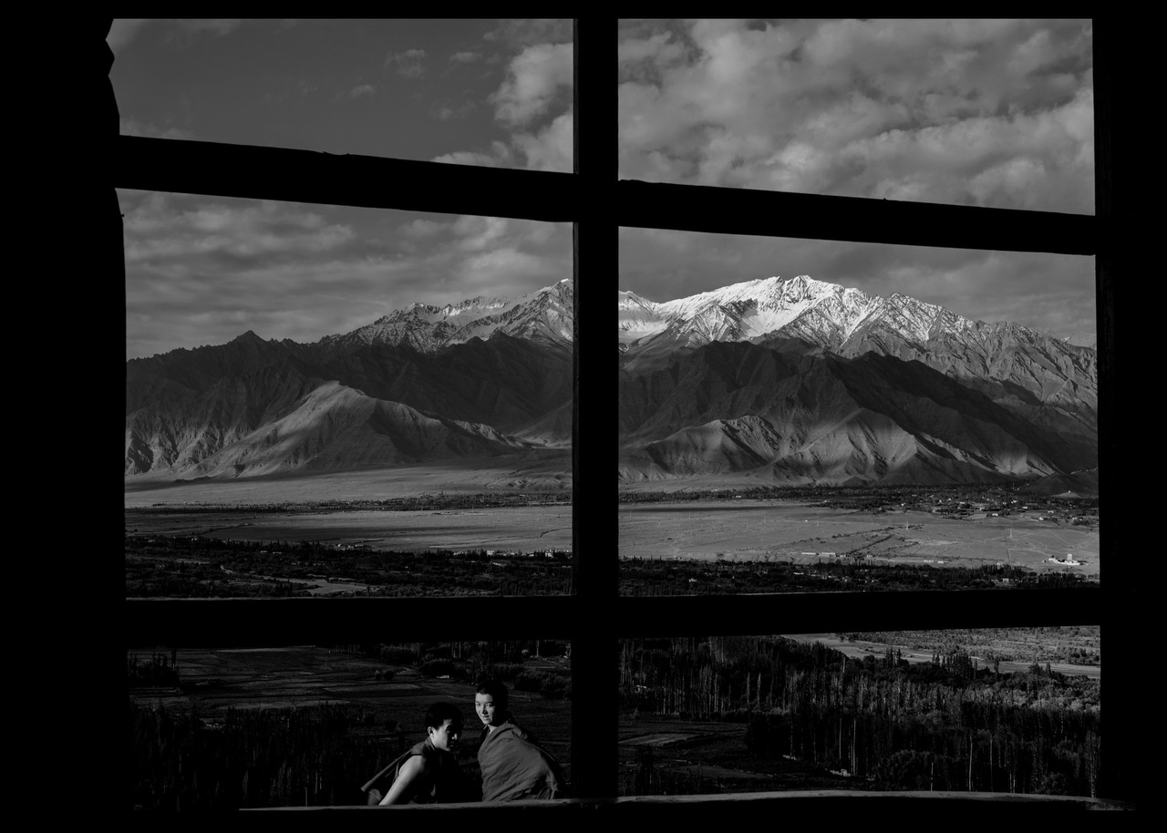 Palani Mohan The view from Thiksey Monastery Leh India 2017 Courtesy of Blue Lotus Gallery - Watch with Wonder Exhibition 23 |  - Exhibition Highlight: \