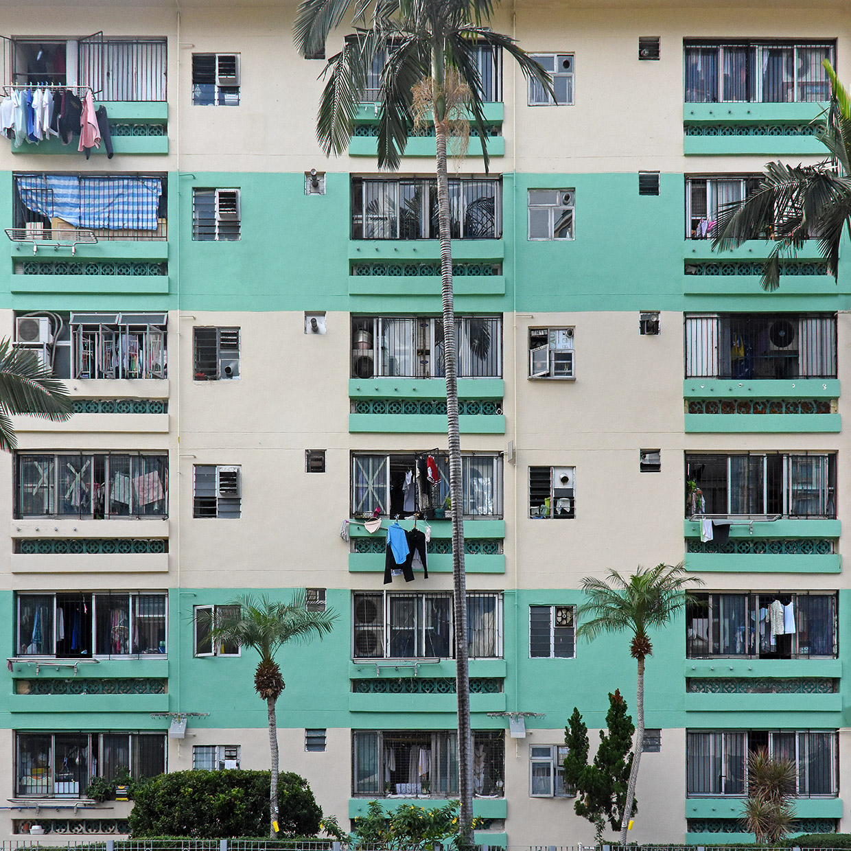 Walter Koditek Oi Man Estate P060 Hong Kong courtesy of Blue Lotus Gallery - Walter Koditek |  - Hong Kong Modern Architecture of the 1950-70s by Walter Koditek