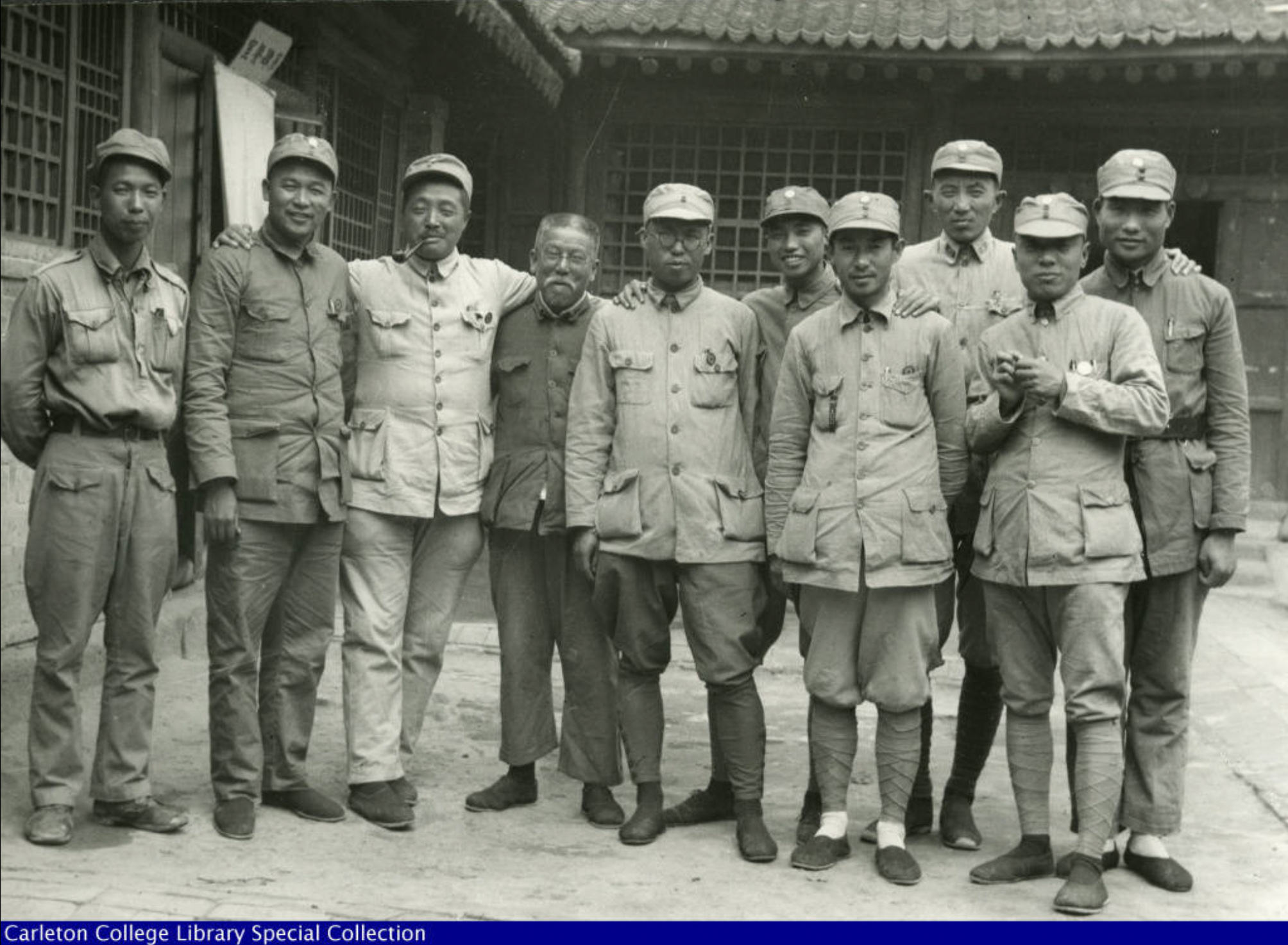 Haldore Hanson s China Collection (1937 1938) Group of Yan an leaders in September 1938 - Haldore Hanson |  - Haldore Hanson