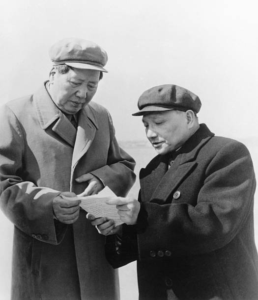 Hou Bo Mao Zedong and deng xiaoping in zhengzhoumao Zedong and deng xiaoping in zhengzhou circa 1950 59 - Hou Bo 侯波 |  - Hou Bo 侯波