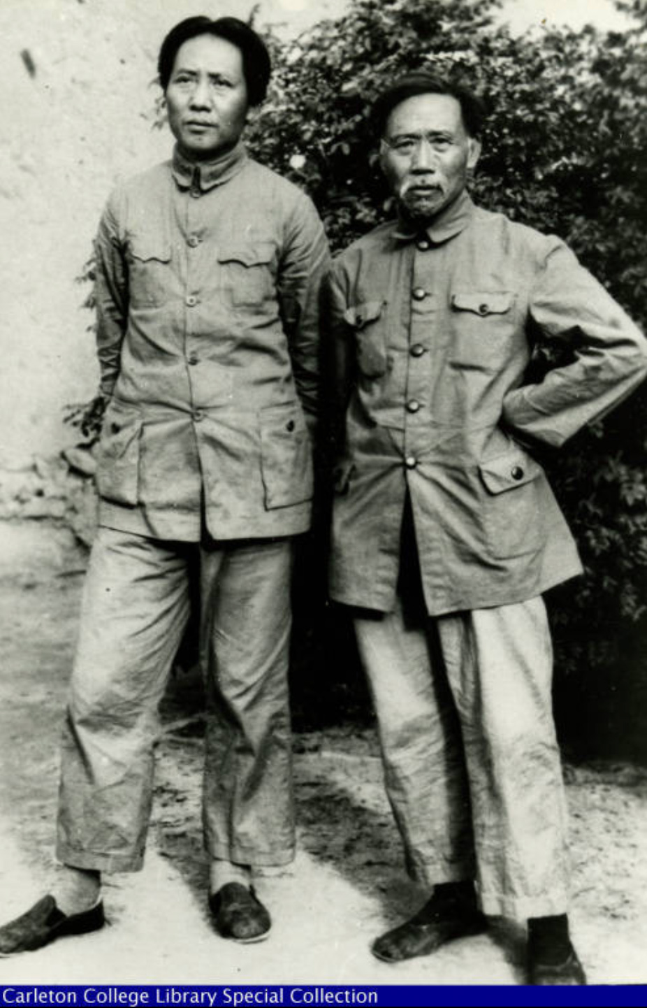 Haldore Hanson s China Collection (1937 1938) Mao Tsetung (毛澤東) and Hsu Teh li 1938 - Haldore Hanson |  - Haldore Hanson